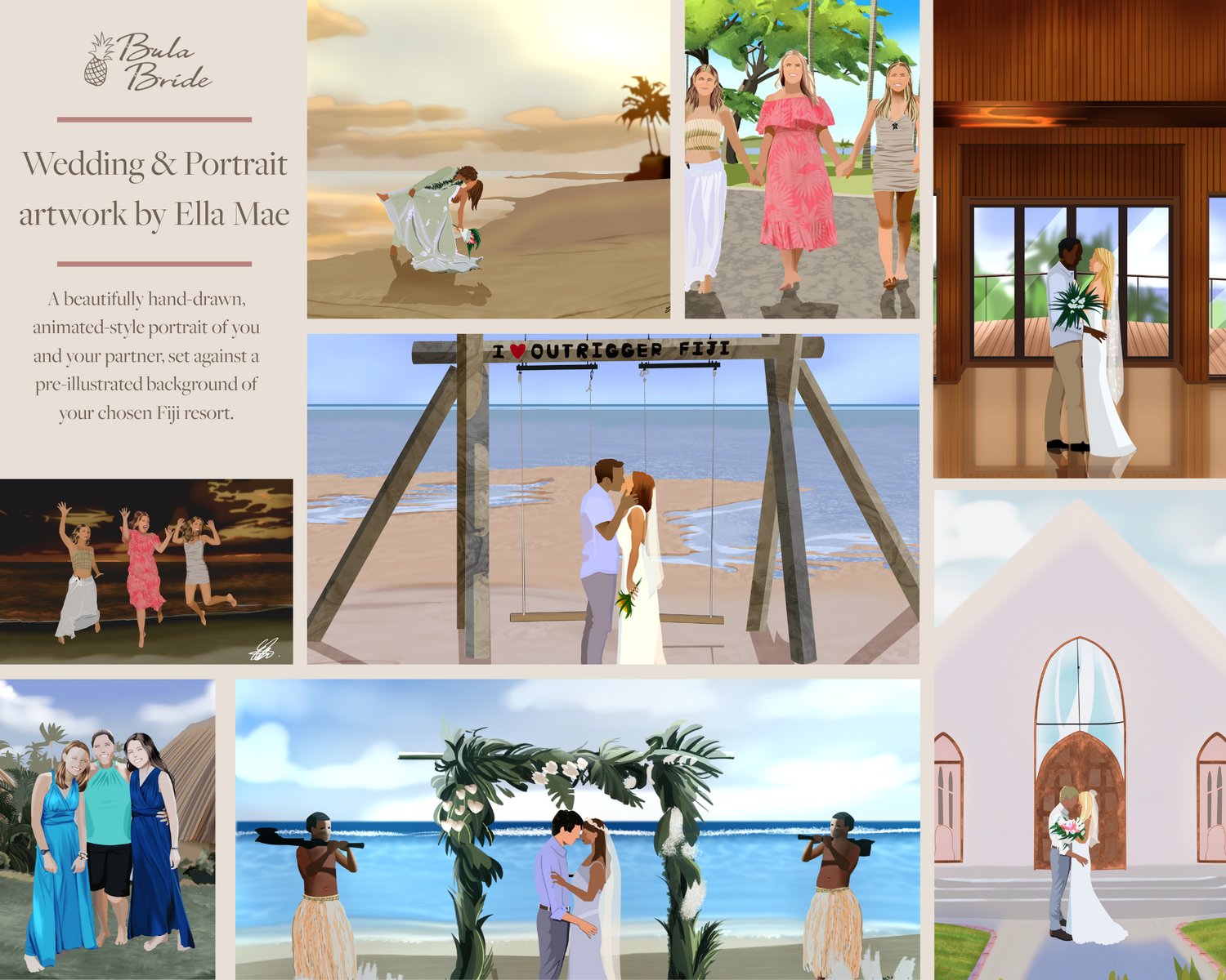 Customised Wedding Artwork