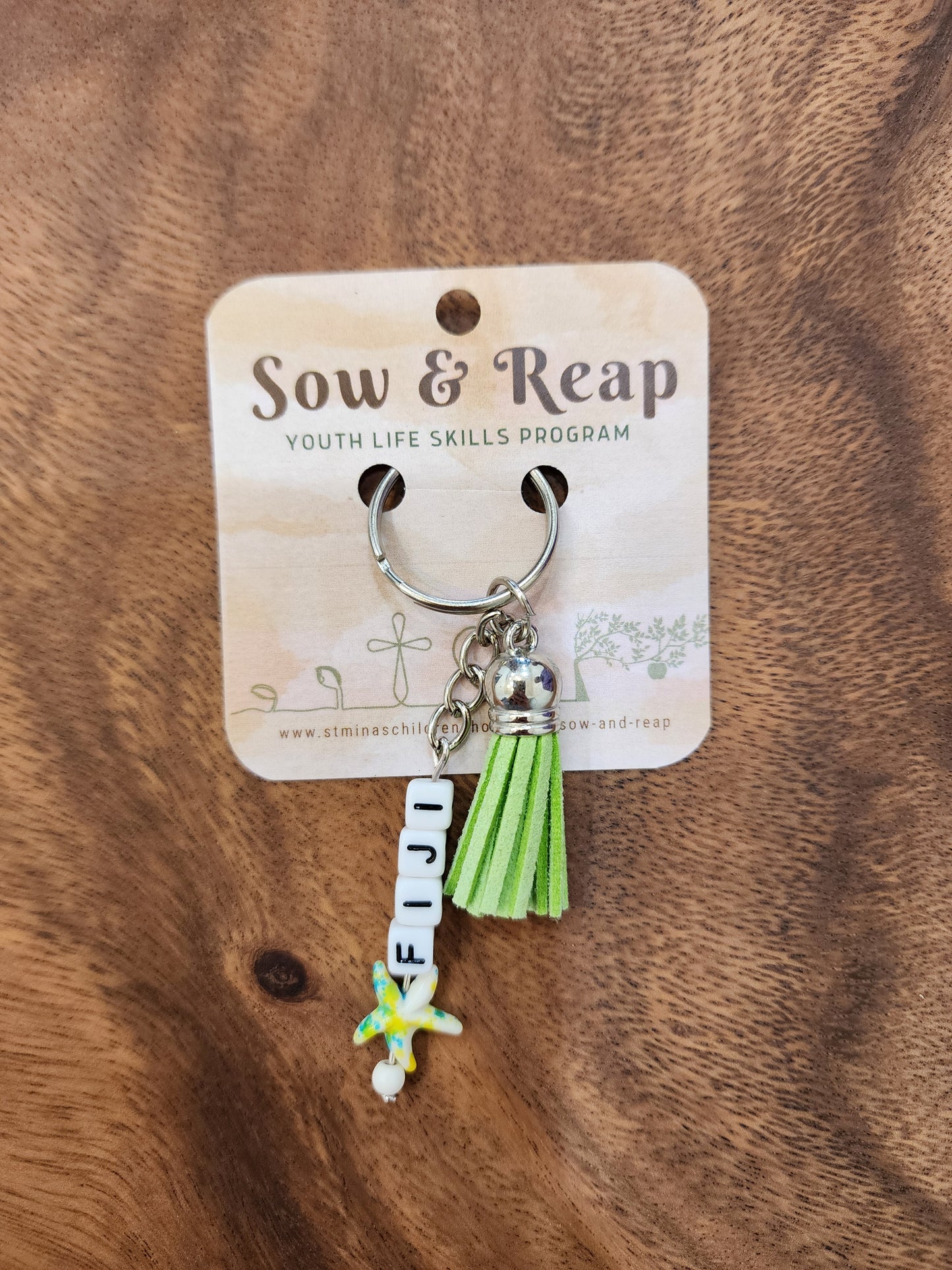 Sow & Reap Viti Levu 'Fiji' Keychain