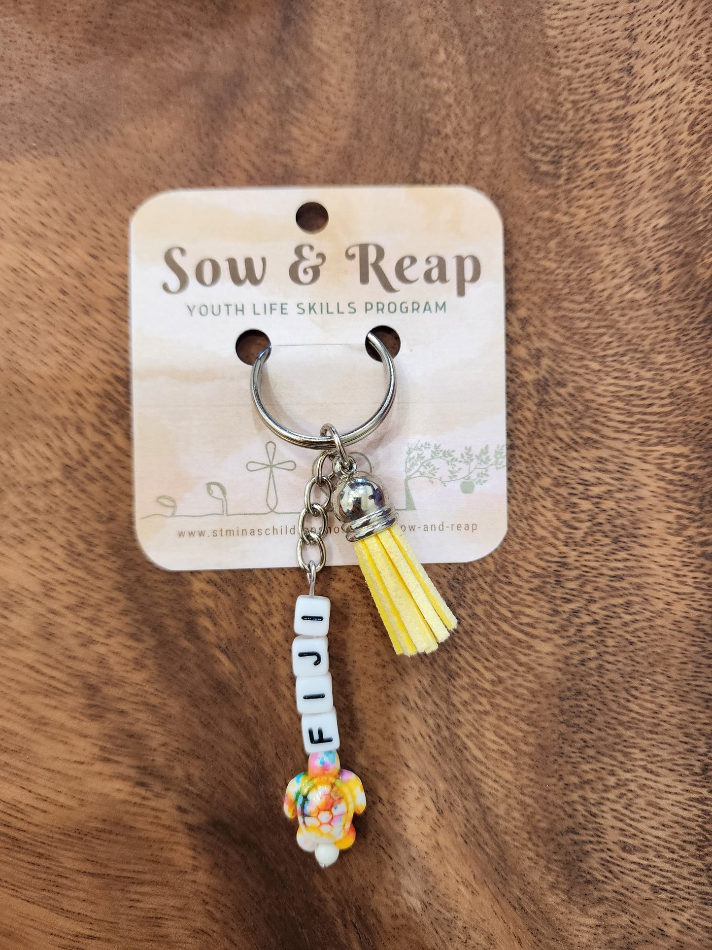 Sow & Reap Viti Levu 'Fiji' Keychain