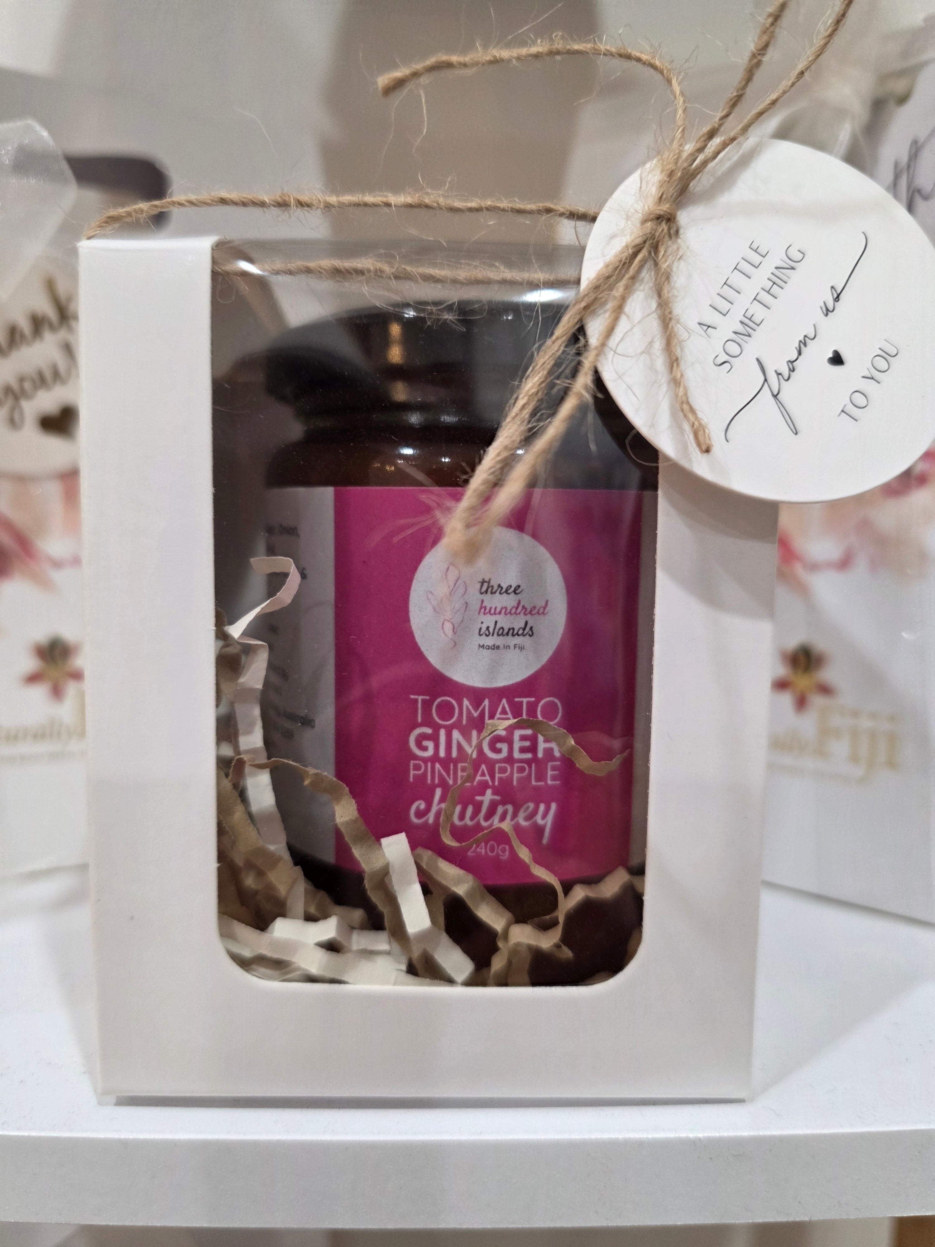 Tomato, Ginger & Pineapple Chutney wedding favour