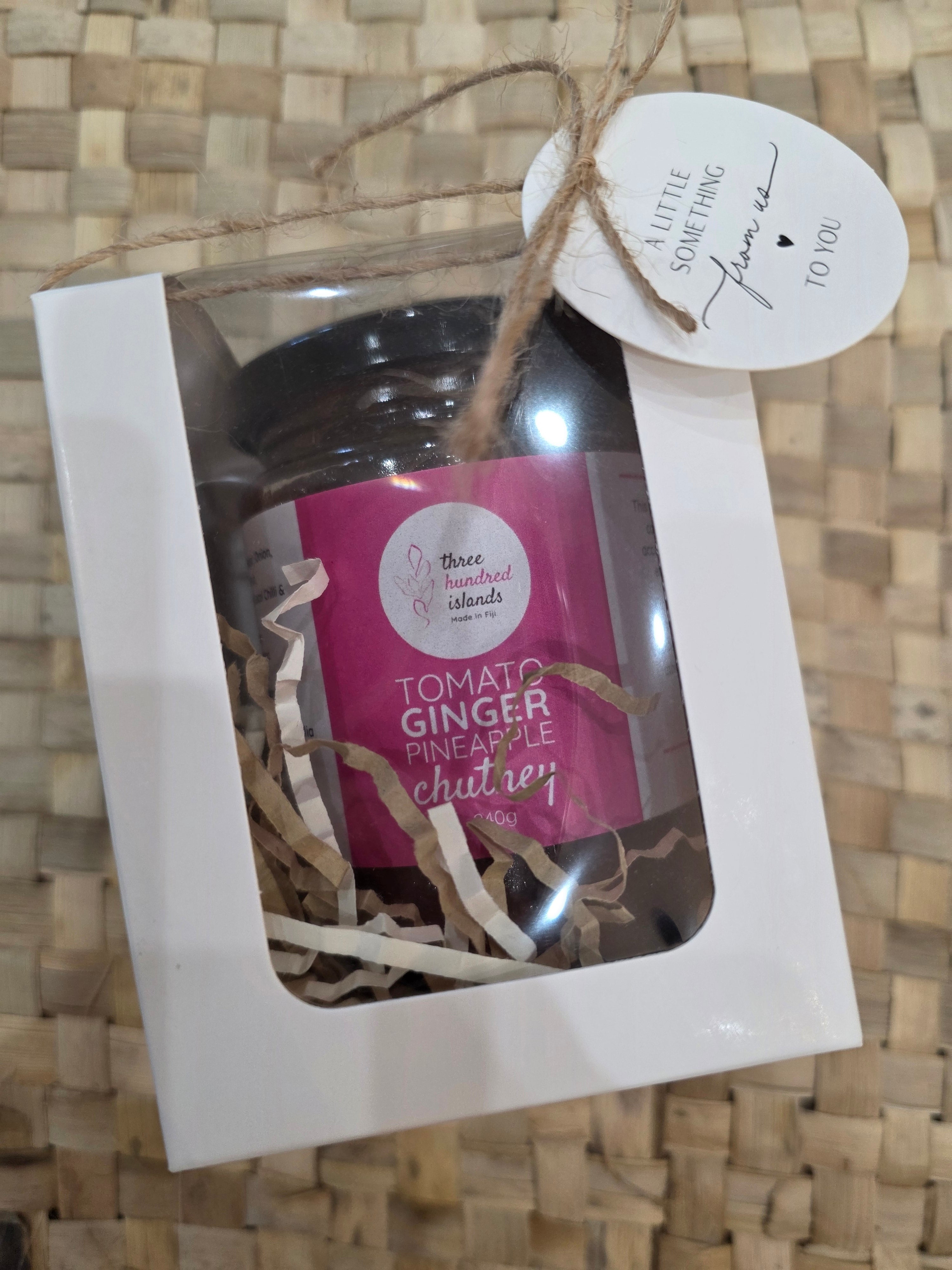 Tomato, Ginger & Pineapple Chutney wedding favour
