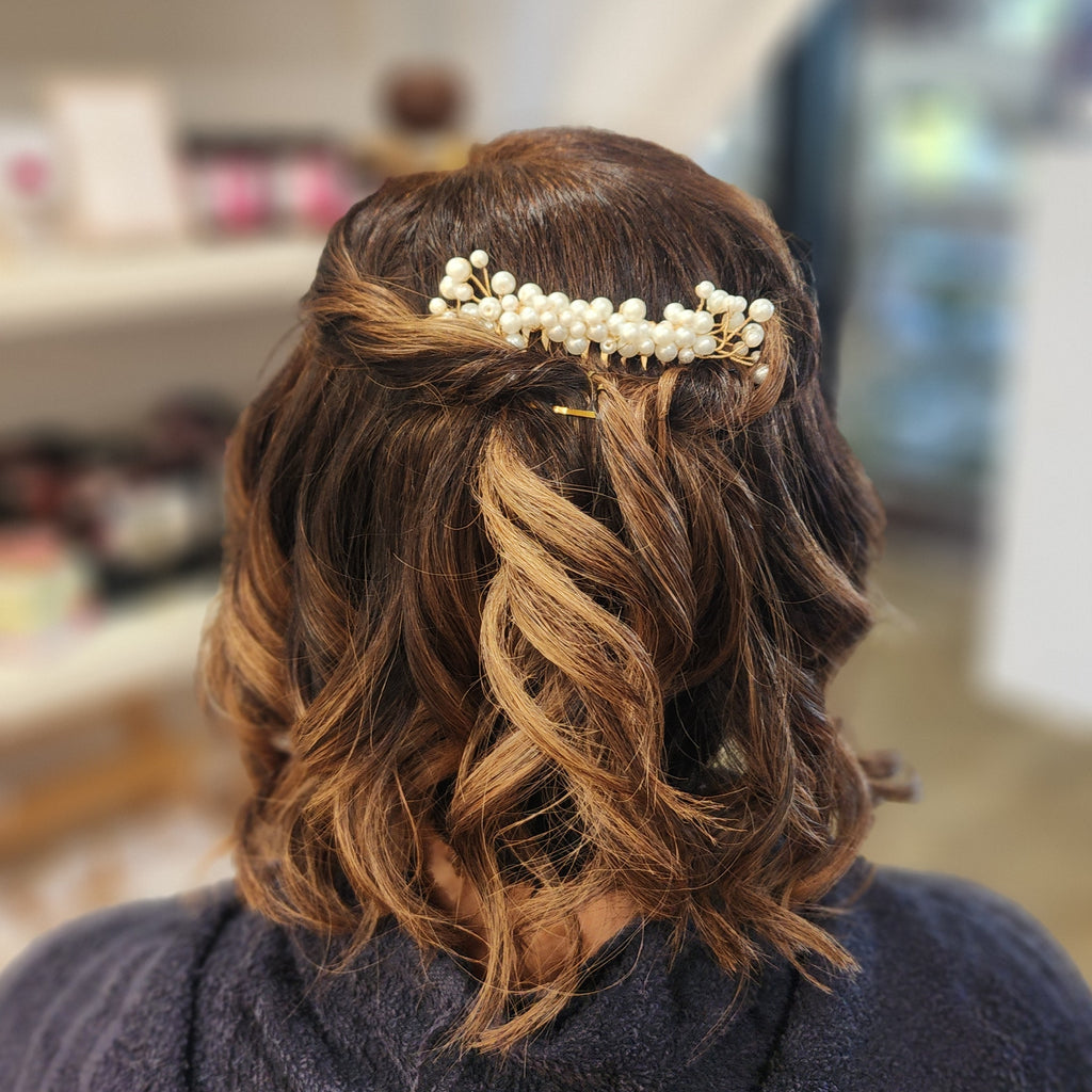 Pearl Bloom Bridal Hair Pins