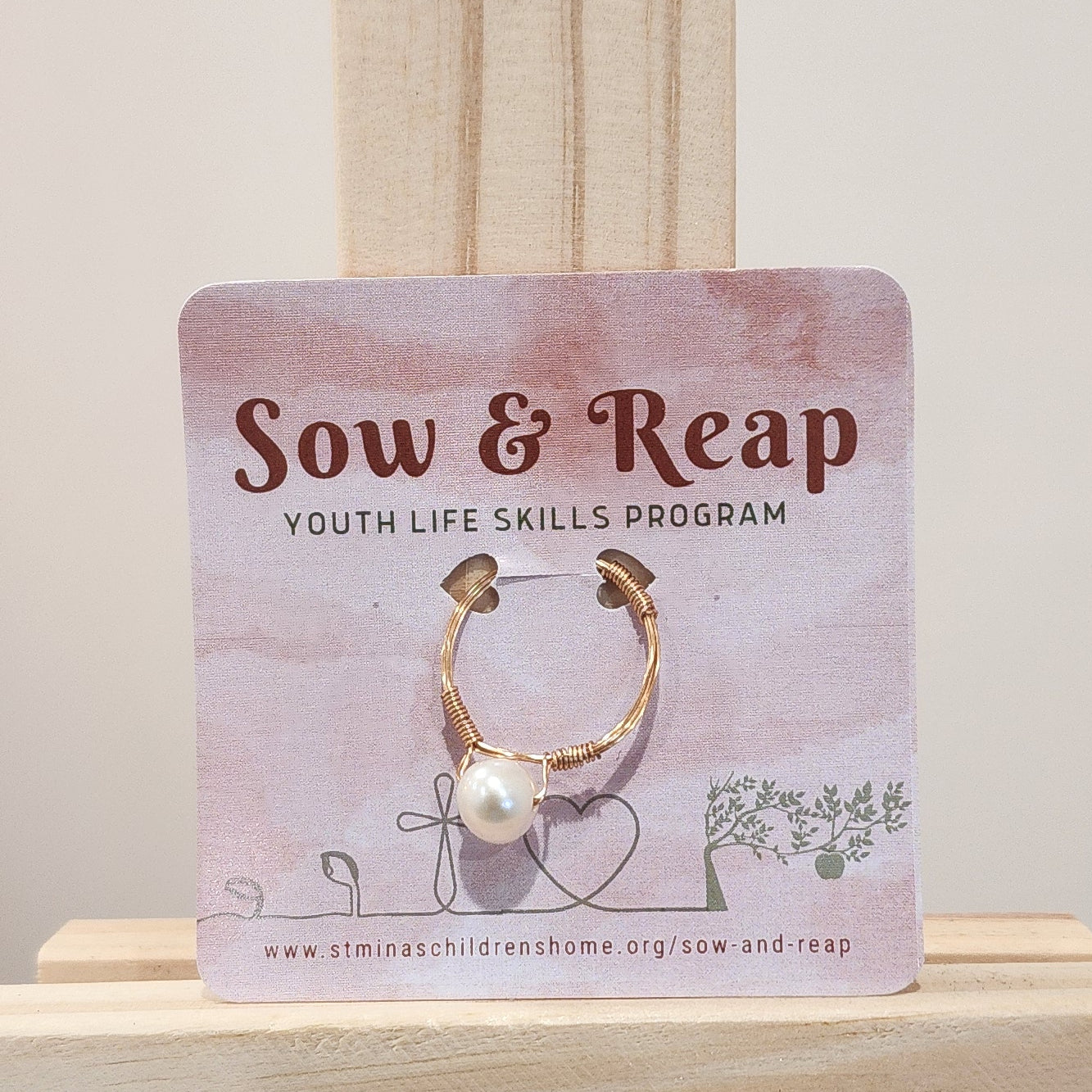 Pearl Adjustable Ring