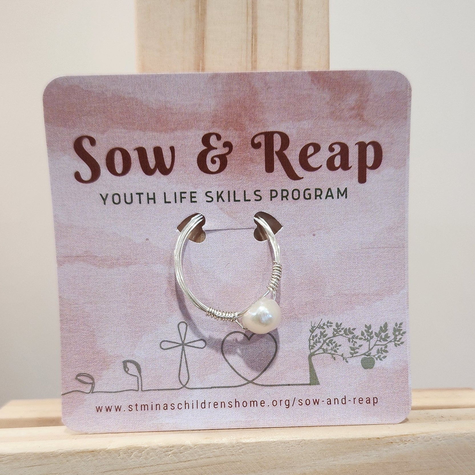 Pearl Adjustable Ring