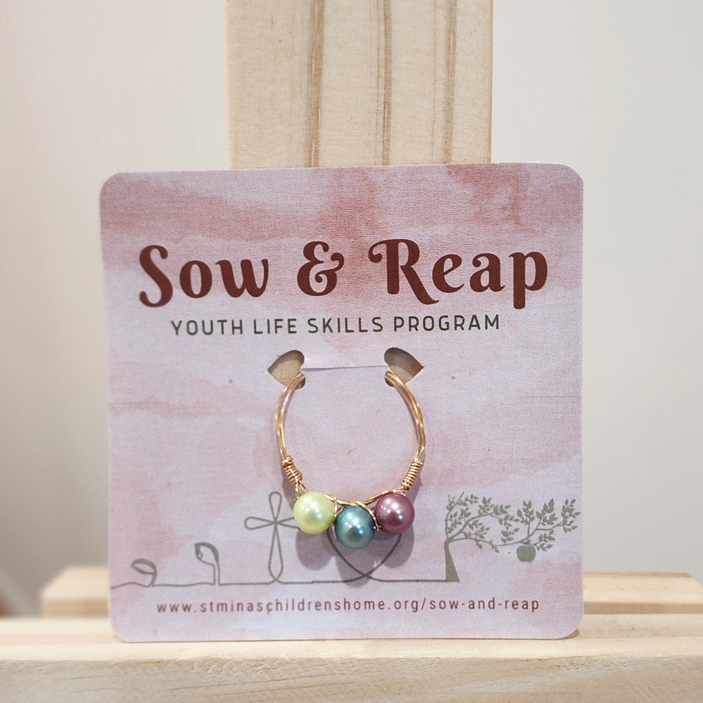 Pearl Adjustable Ring