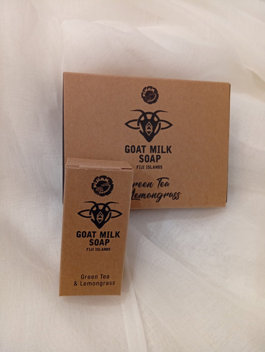 Green Tea & Lemongrass: Indulging Goat Milk Soap Bar
