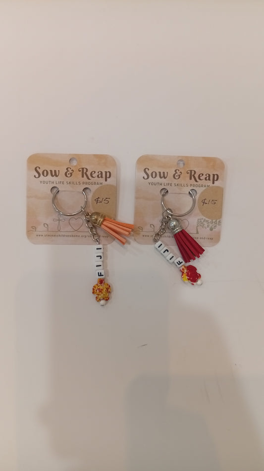 Sow & Reap Viti Levu 'Fiji' Keychain