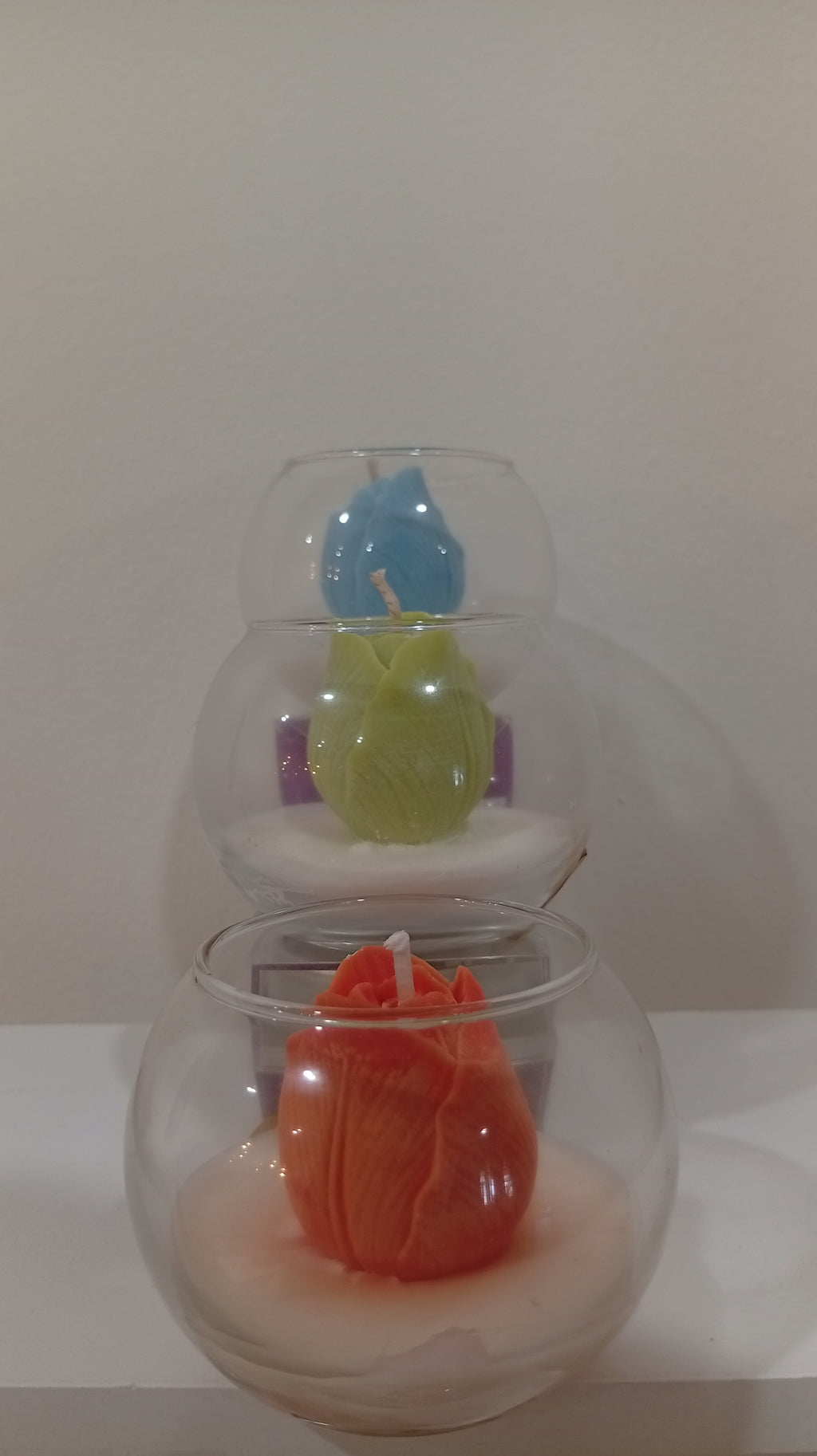 Rosebud candles