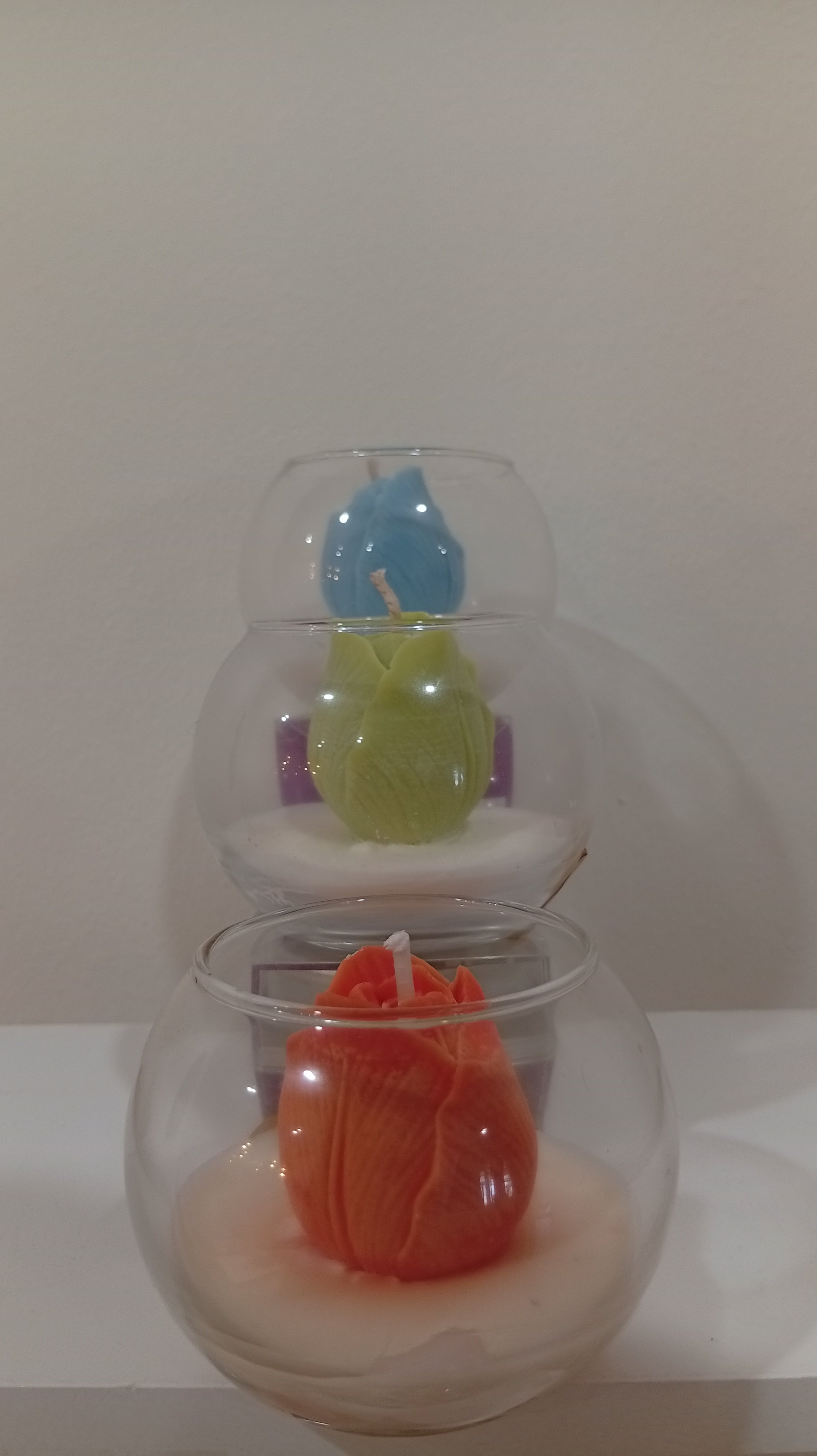 Rosebud candles