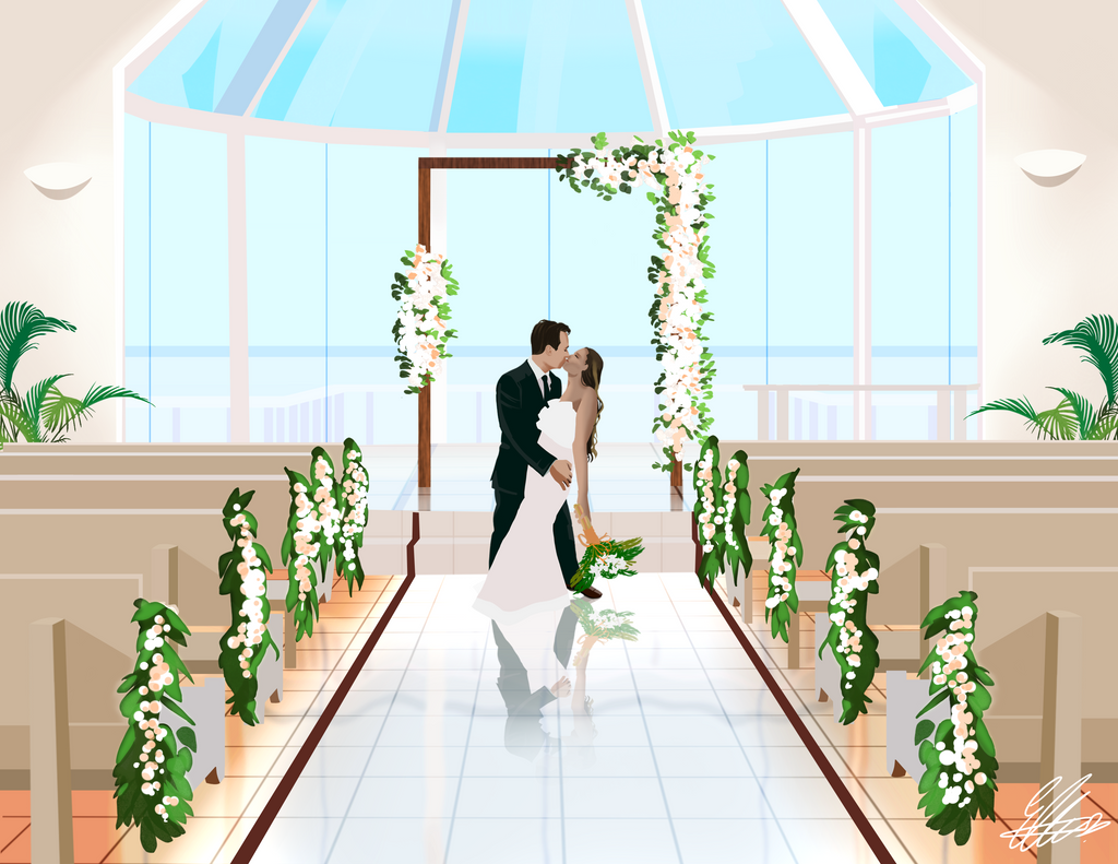 Shangri La Interior Chapel - custom artwork