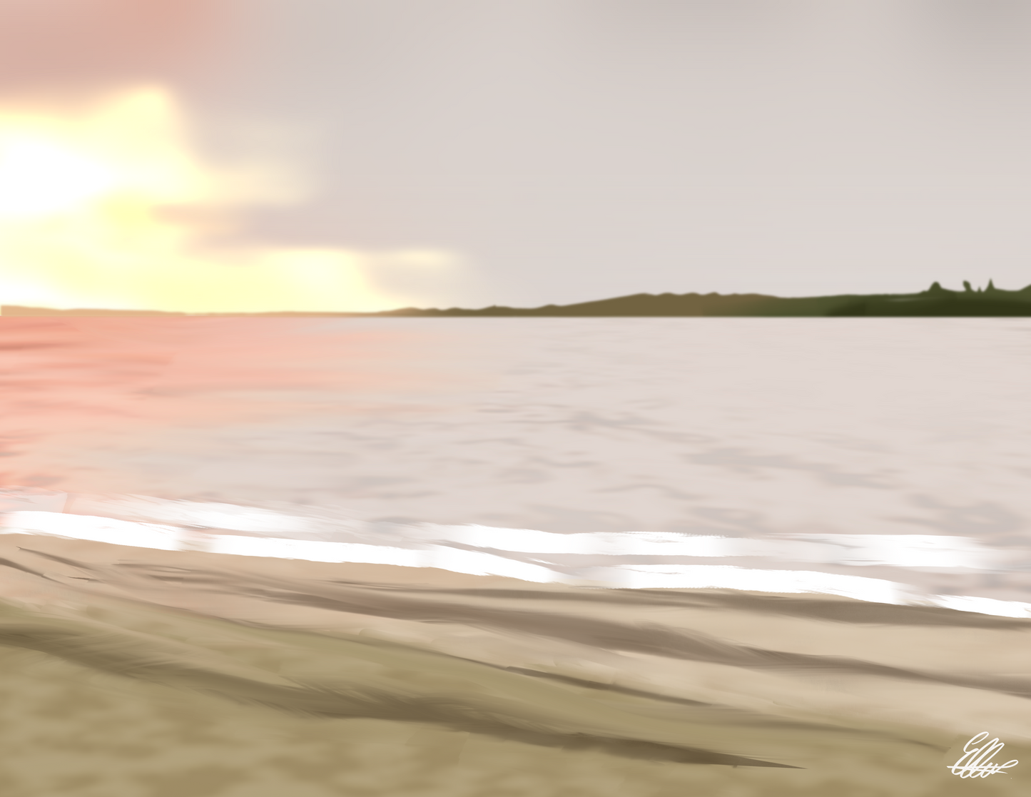 Sofitel sunset - custom artwork