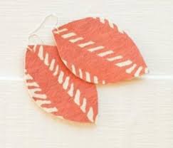 Handcrafted Yawa Masi Earrings in DRETA (Coral)
