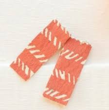 Handcrafted Yawa Masi Earrings in DRETA (Coral)