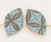 Handcrafted Yawa Masi Earrings in LOMALAGI (Blue)
