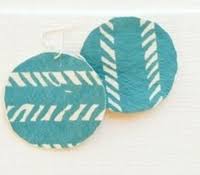 Handcrafted Yawa Masi Earrings in WAITUI (Aqua)