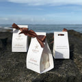 Mini bubble candle wedding favour - card packaging