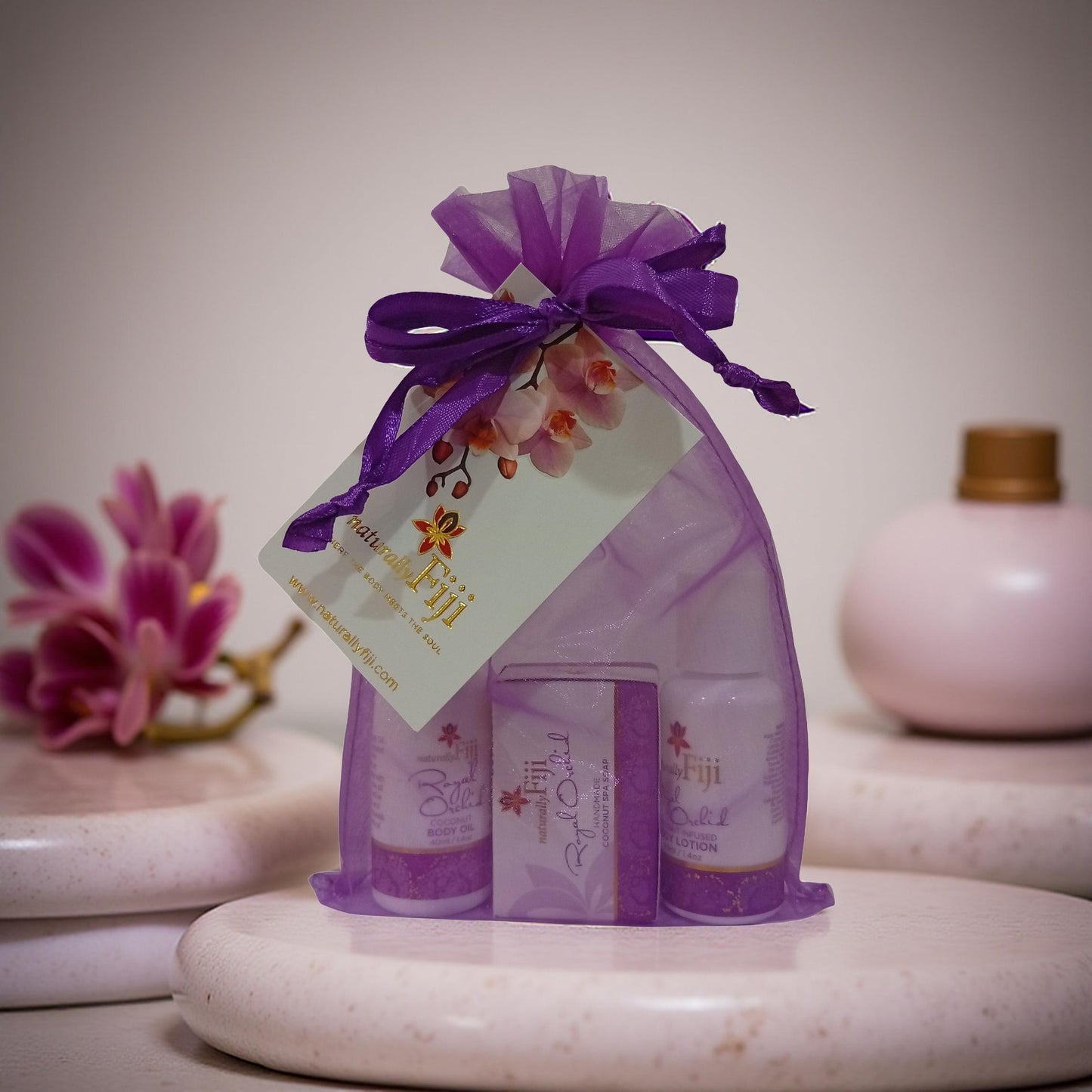 Naturally Fiji Organza Gift Bag