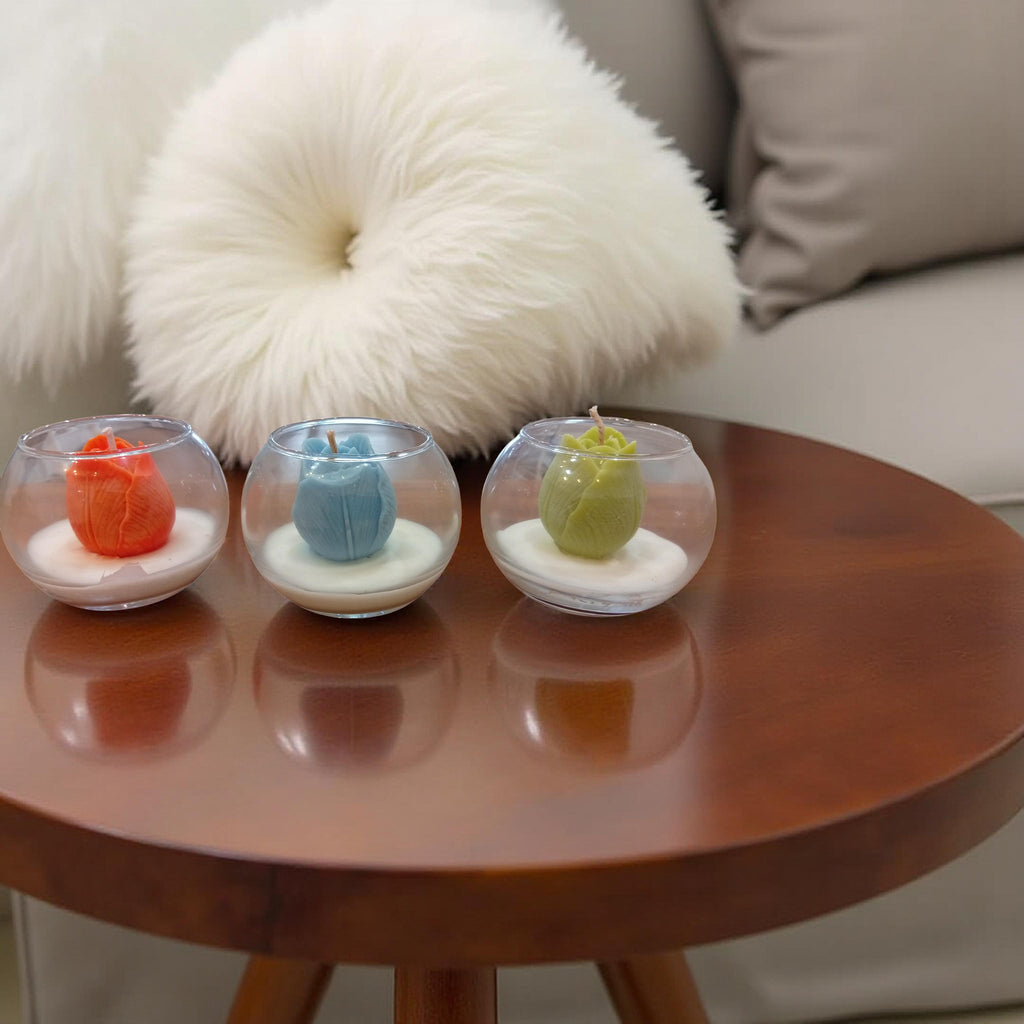 Rosebud candles