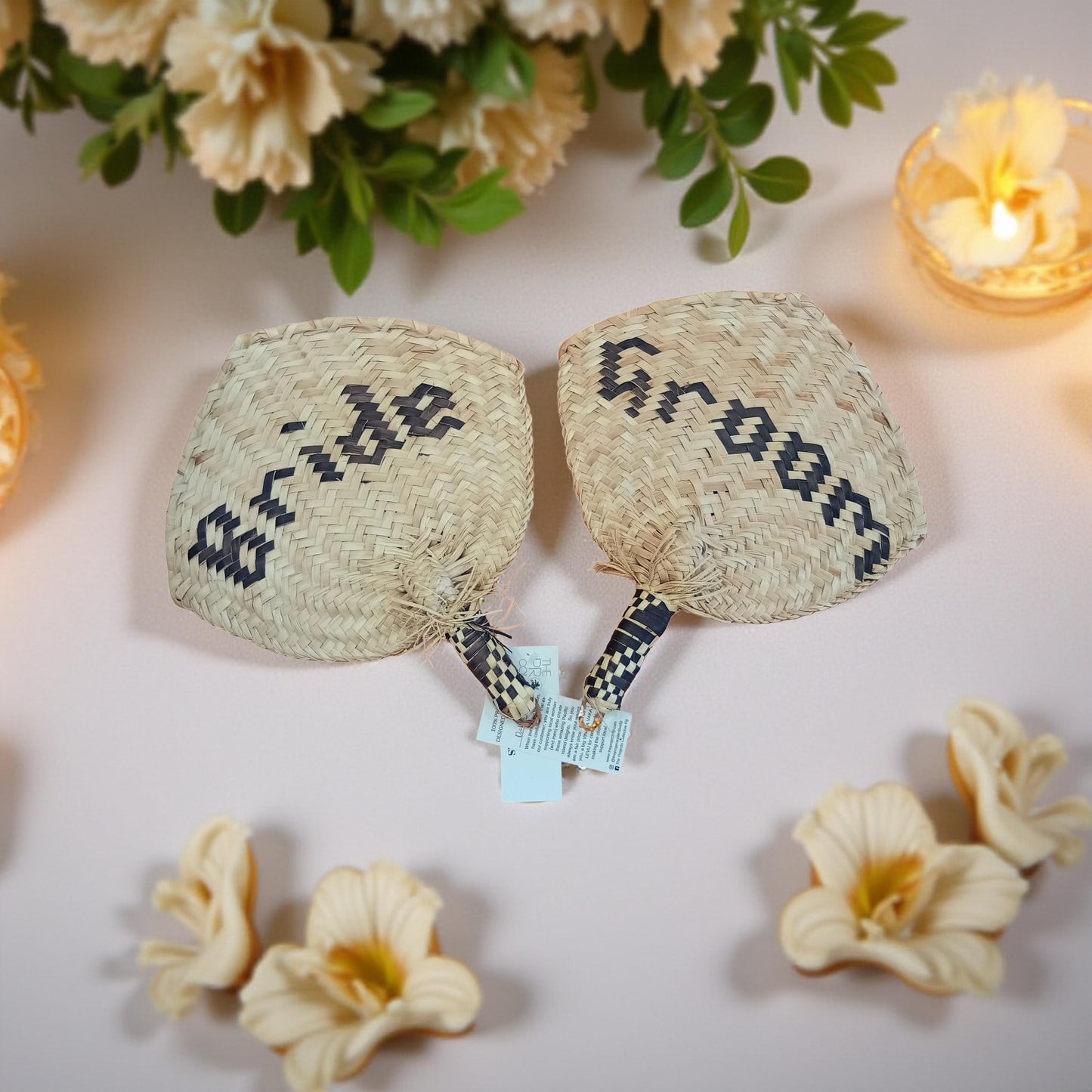 Bride & Groom fan set