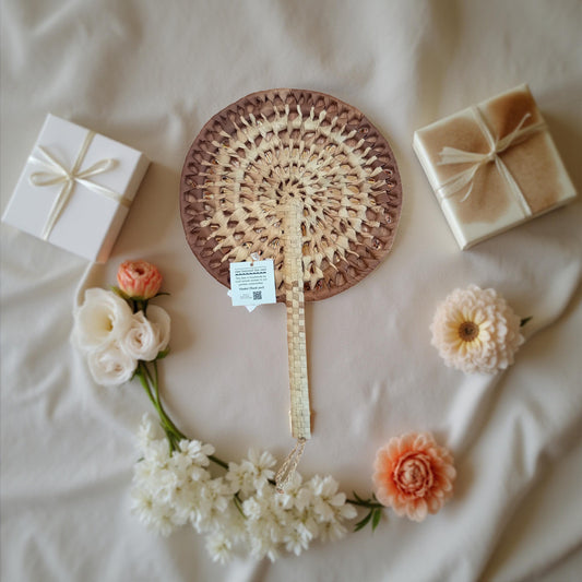 Handwoven Sasa Voivoi Fan - Pa'ogo Rim