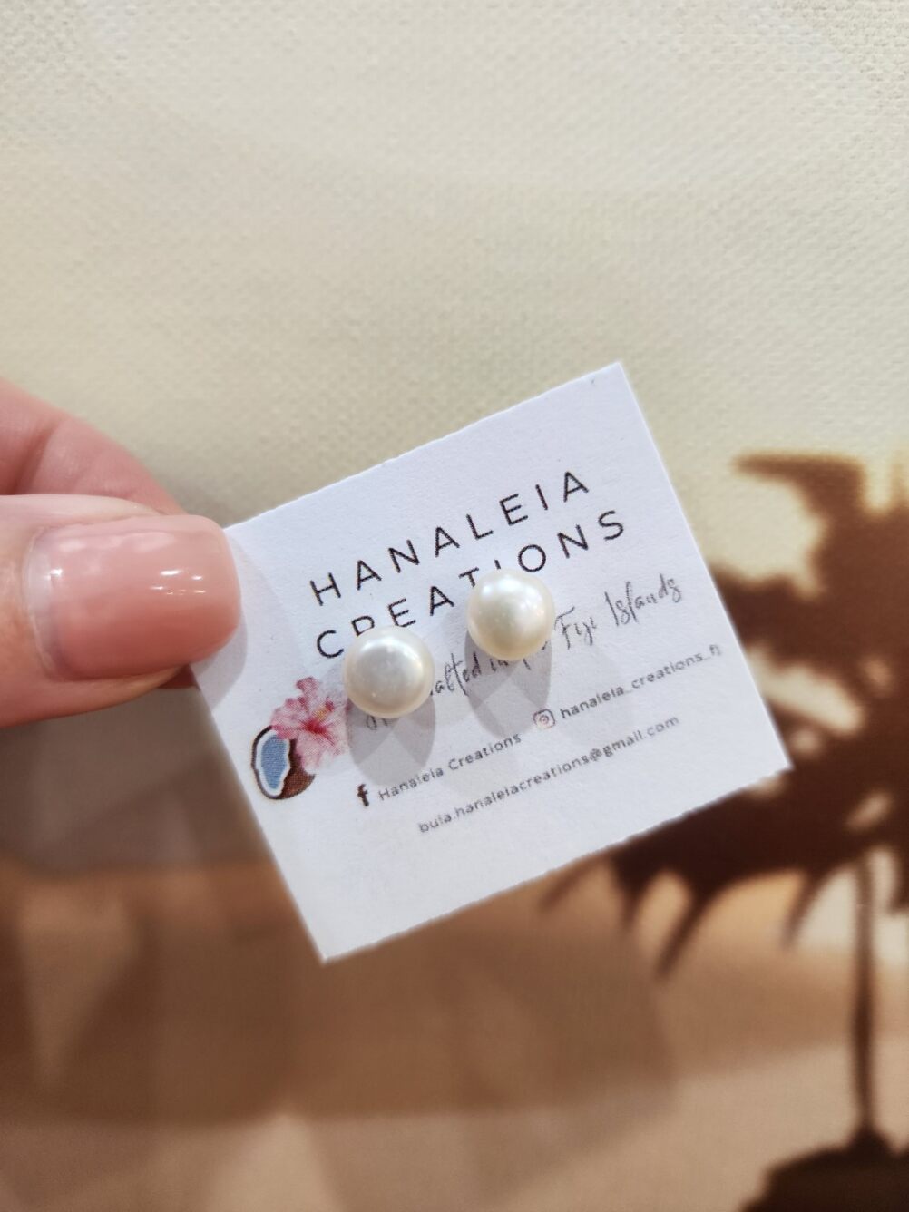Hanaleia Creations Classic Pearl Studs